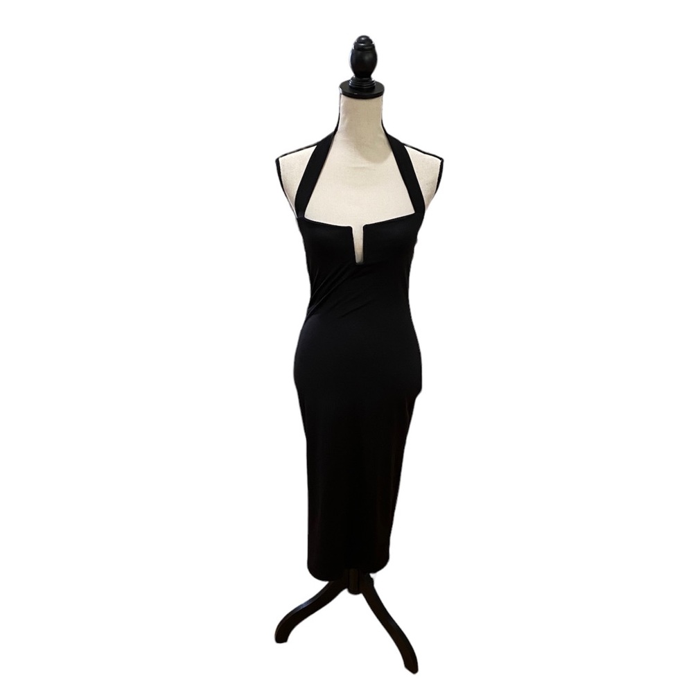 Halter Pencil Midi Dress - Picture 1 of 2